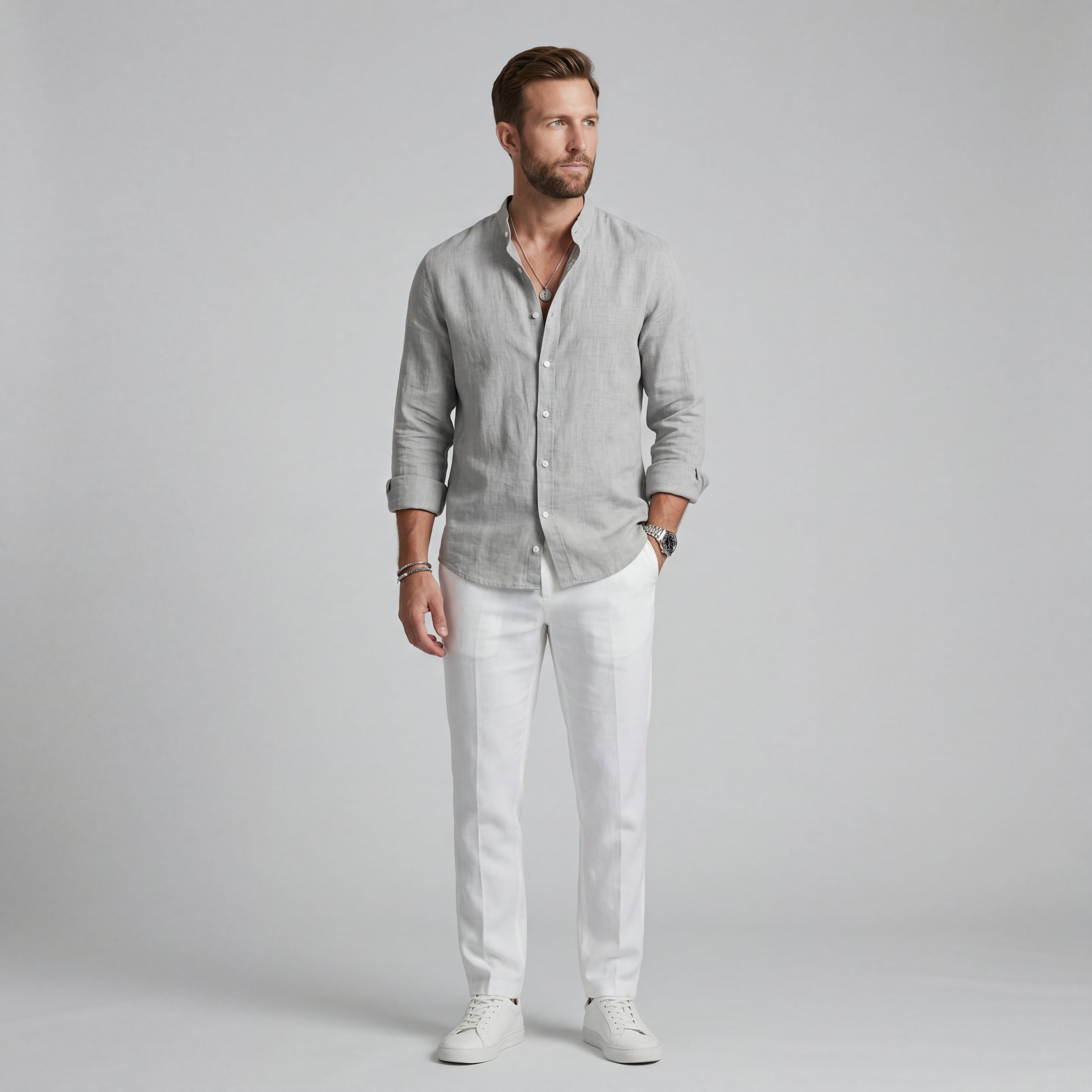 Olivier | Camisa manga larga en Lino