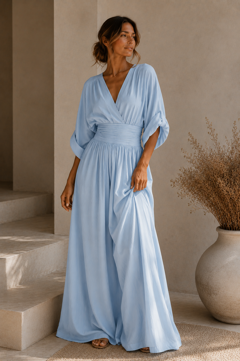 Alba | Conjunto elegante de pierna ancha