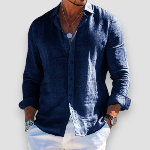 Olivier | Camisa manga larga en Lino