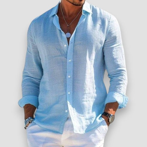 Olivier | Camisa manga larga en Lino
