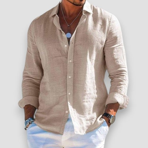 Olivier | Camisa manga larga en Lino