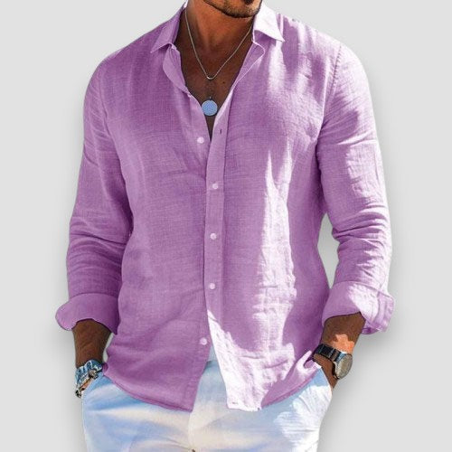 Olivier | Camisa manga larga en Lino