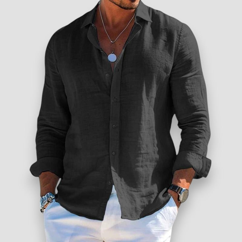 Olivier | Camisa manga larga en Lino