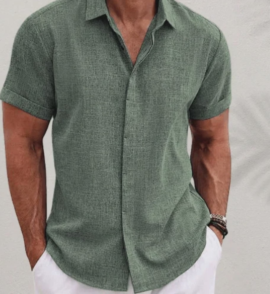 Positano - Camisa Clásica en Lino